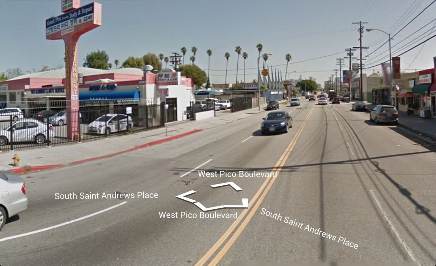 Pico Boulevard in Koreatown